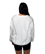 Reversible Twist-Front Sweatshirt