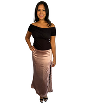 Heavy Satin Maxi Skirt