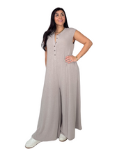 Sleeveless Wide Leg Jumpsuit