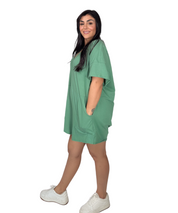 Oversized Sage Romper