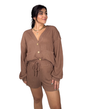 Brown Drawstring Set